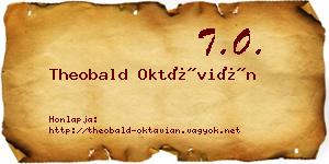 Theobald Oktávián névjegykártya